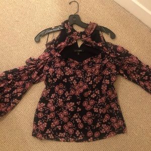 Off the shoulder Intermix Blouse